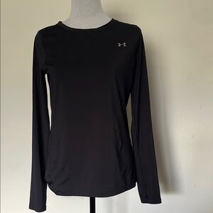 Under Armour Black Fitted Long Sleeve Tee